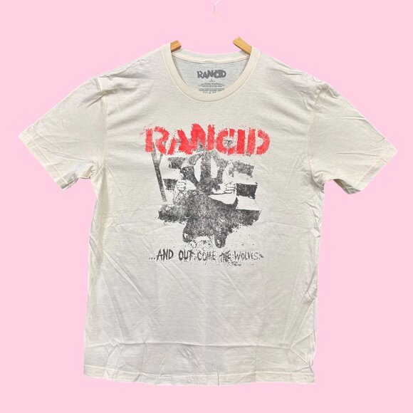 Rancid And Out Come the Wolves Punk Rock Band Tee L - Picture 1 of 4
